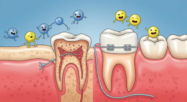 How do braces actually work to move teeth? A: Braces work through a process called bone remodeling. A flexible archwire applies constant, gentle pressure to the teeth. This pressure signals specialized cells in your jaw to work. 👉 On the side the tooth is moving towards, cells called osteoclasts remove bone to make space. On the other side, cells called osteoblasts build new bone to fill in the gap. This slow and steady process allows teeth to gradually move into their correct positions. Q: Do braces hurt? A: It